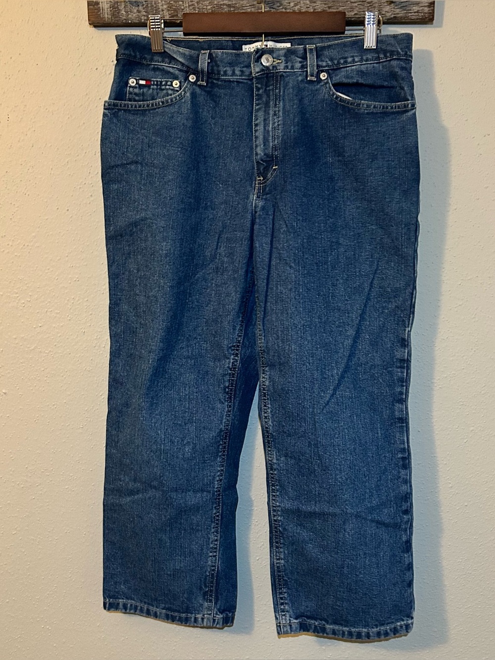 Tommy Hilfiger Vintage 100% Cotton Straight Leg Jeans - Size 12